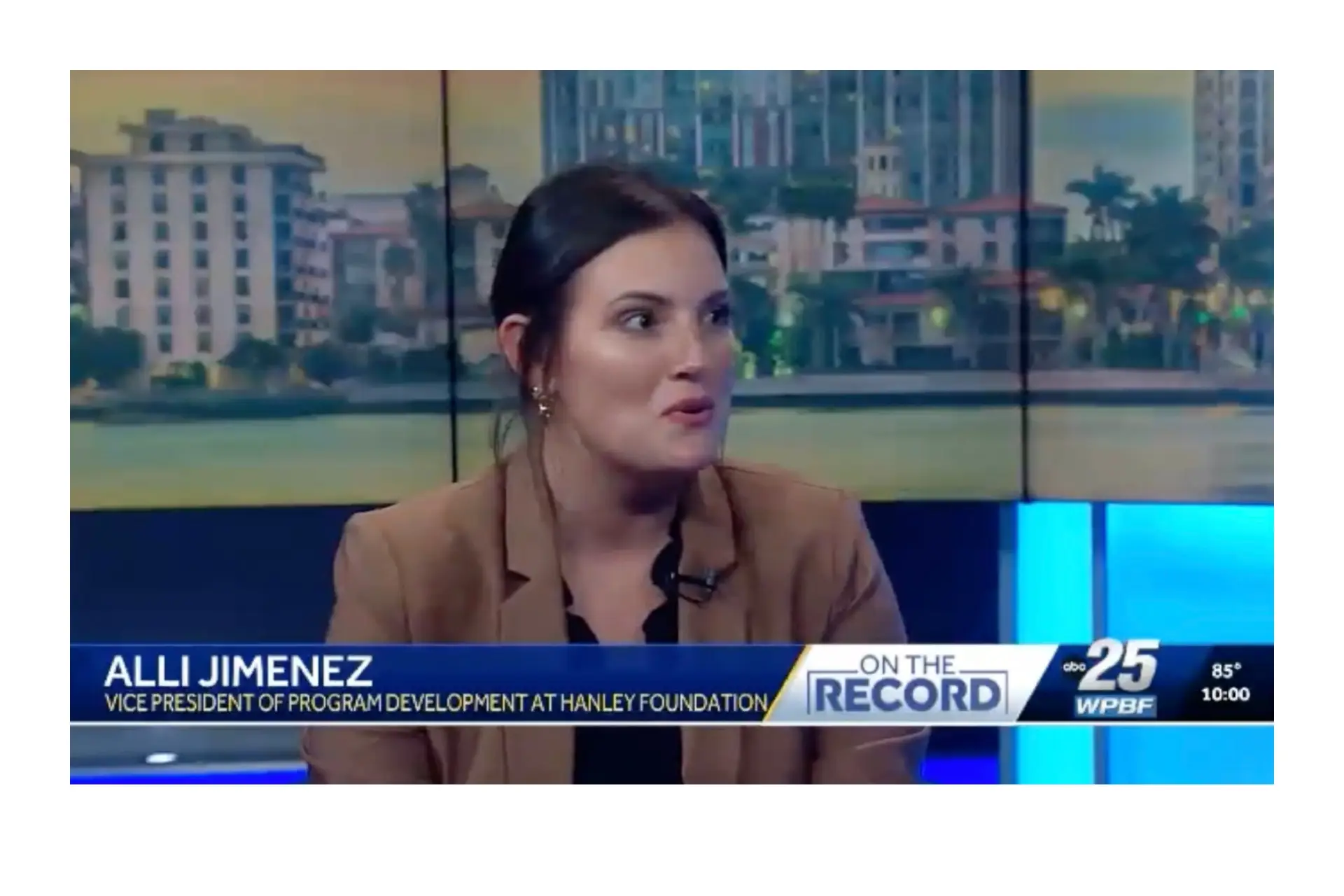 WPBF On The Record – Hanley Foundation